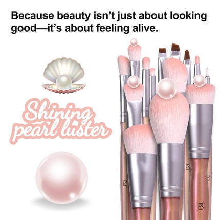 14-Pc Makeup Brush Set with 4 Mini Sponges & Case – Travel Beauty Kit