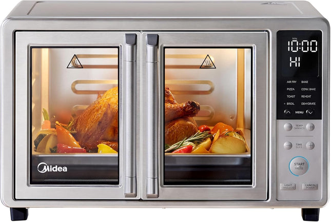 Flexify Slim Air Fryer Toaster Oven 8-in-1 Compact Countertop 25 Quart