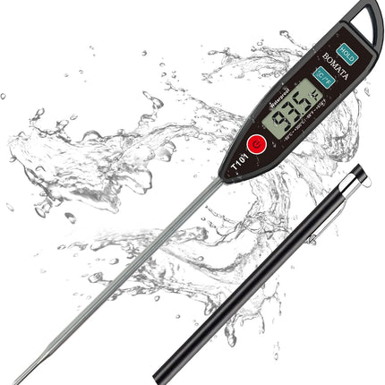 Digital Water Thermometer – Instant Read, Waterproof for Cooking, Meat, BBQ