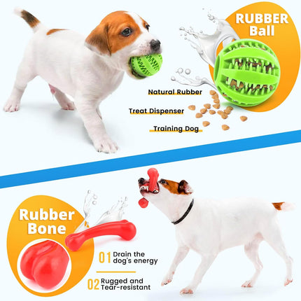 8-Pack Puppy Toys for Small Dogs – Plush, Squeaky, Rope & Teething Toys for Puppies