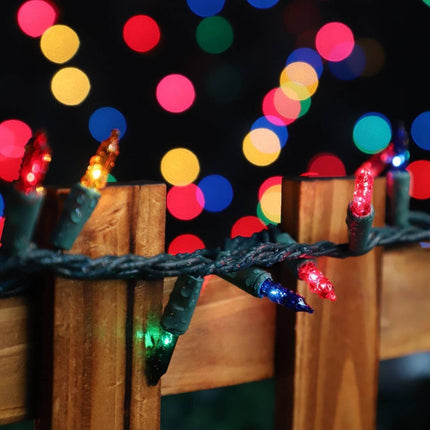 20Ft Mardi Gras Christmas Tree Lights – Multi-Color with End Connectors