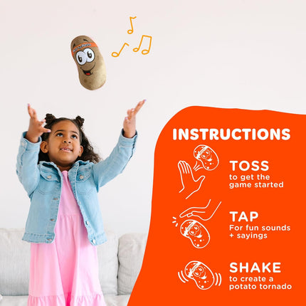 Pass The Potato Game, Fun Active Indoor & Outdoor Toy for Kids 3–8+