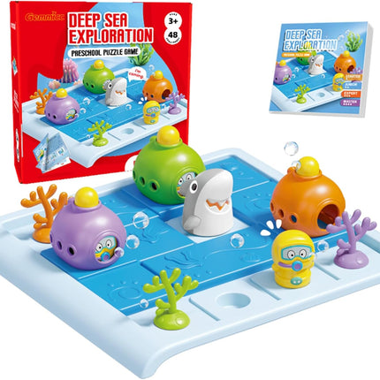 Skill-Building Puzzle Games – Brain Teasers, Divers & Shark Logic Game for Kids