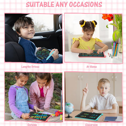 2-Pack LCD Writing Tablet for Toddlers – Travel, Drawing & Easter Basket Gifts