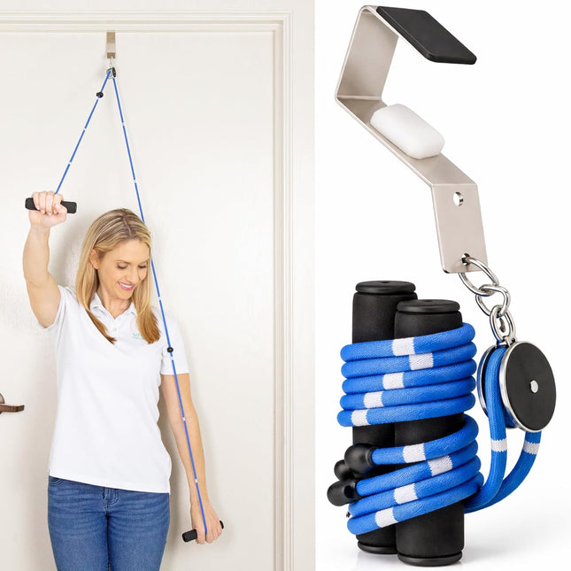 Shoulder Pulley for Physical Therapy Rotator Cuff Rehab Door Exercise