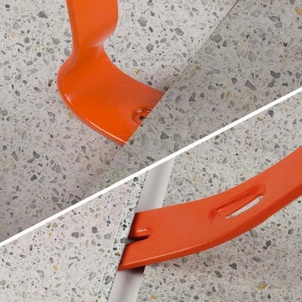 4-Pack Pry Bar Set – 5.5"–15" Crowbars with Nail Puller, Heavy Duty