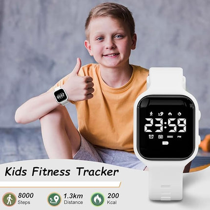 Kids Digital Sport Watch, Fitness Tracker, Alarm, Stopwatch, Waterproof