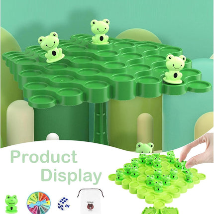 Frog Balance Game – Two-Player Board, Educational Montessori Toy for Kids