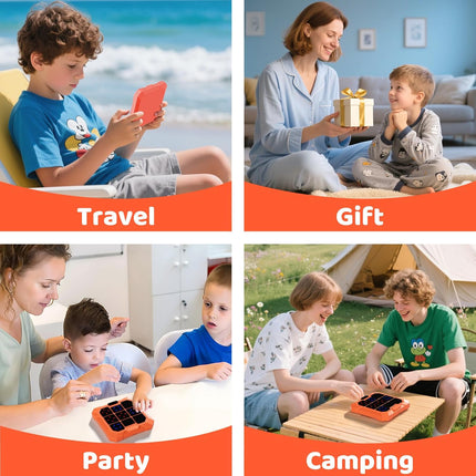 6-in-1 Electronic Tic Tac Toe Game – Portable Learning Toy for Kids & Adults