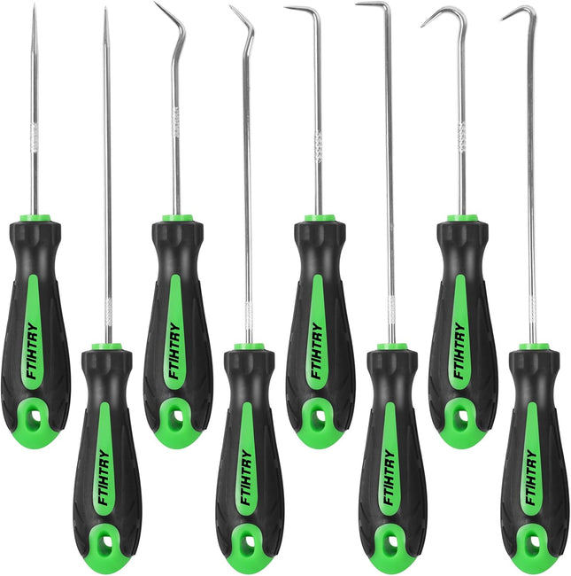 8PCS Pick & Hook Set – Precision Automotive Hooks for O-Ring, Gasket, Seal Removal