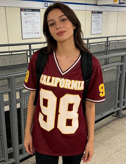 Unisex 2026 World Cup Jersey Shirt, Vintage Y2K V-Neck Graphic Number Print Tee