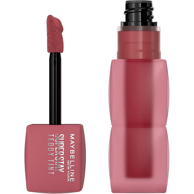 Super Stay Teddy Lip Tint – Long-Lasting Matte Lipstick, Velvet Choker