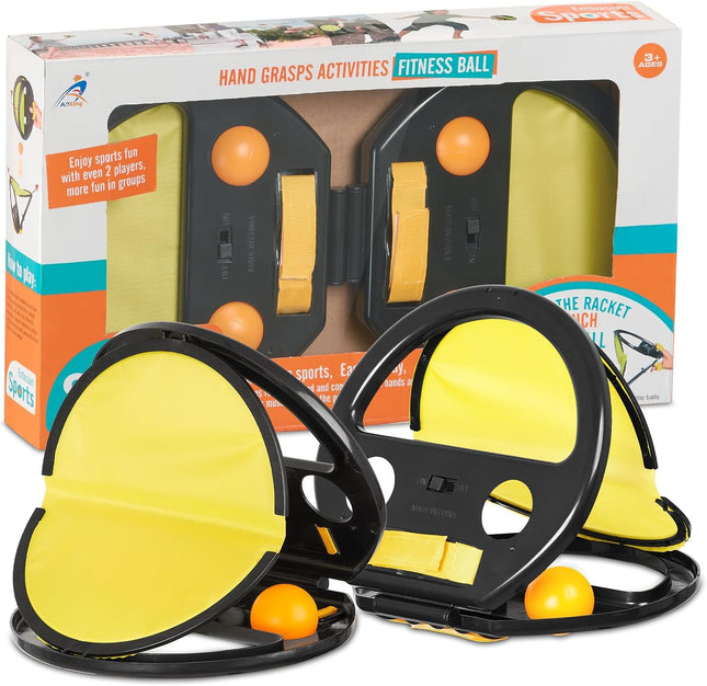 Toss and Catch Game Set 2024 – Launchers & 2 Balls, Outdoor Fun for Kids 3-12