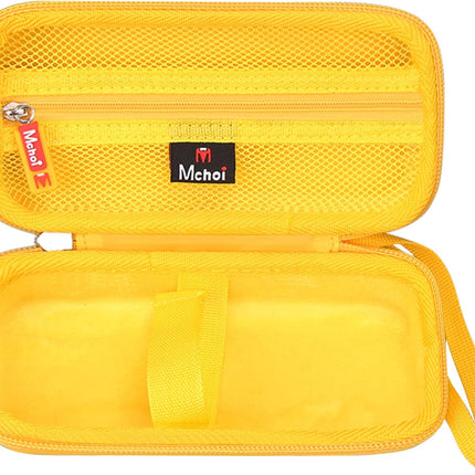 Yellow Hard Case for Beijue/TaddToy 16-Bit Handheld Game – Case Only