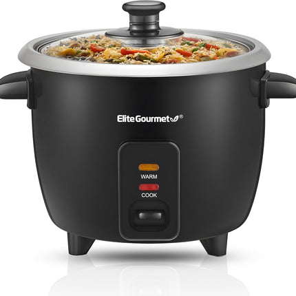6-Cup Electric Rice Cooker – ERC003BX, Keep Warm, Soups, Stews & Cereals