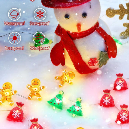 10FT 30 LED Christmas Fairy Lights – Battery Operated with Remote & Timer