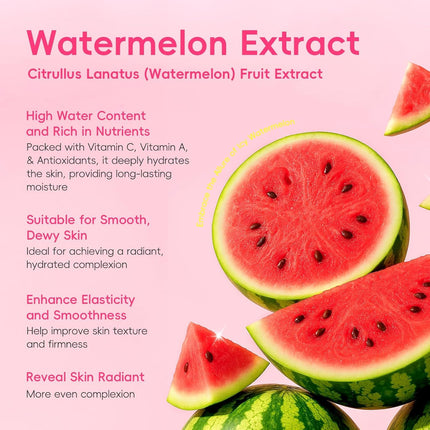 Valentine’s Day Watermelon Niacinamide Skincare Set: Serum, Masks & Lip Care