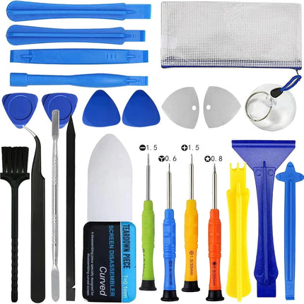 23-Piece Cell Phone Repair Tool Kit – Spudger, Pry Tools, Screwdrivers & Tweezers