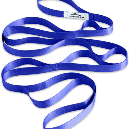 Stretching Strap with Loops for Yoga Physical Therapy Rehab Leg Stretches