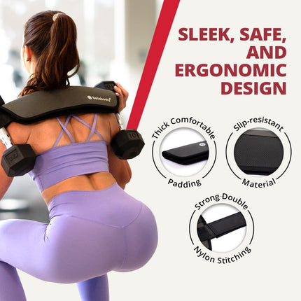 Premium Hip Thrust Belt for Glutes Squats & Weightlifting Support Women
