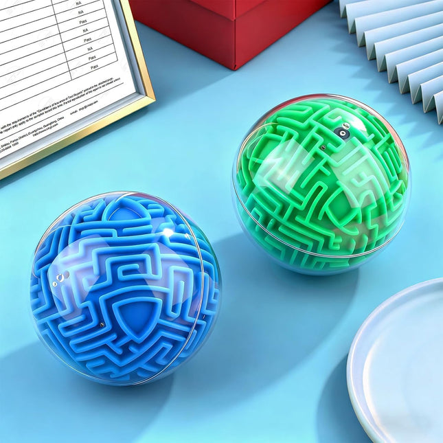 Amaze 3D Memory Maze Ball – Brain Teaser Puzzle Toy for Kids & Adults