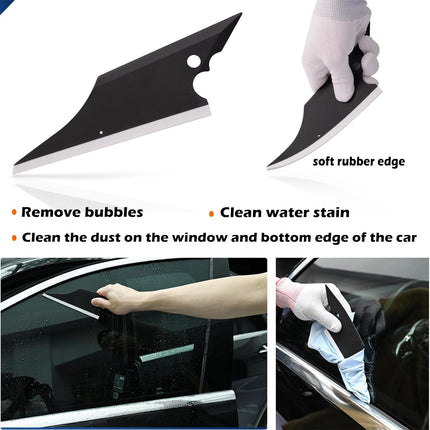 7PCS Vinyl Wrap Window Tint Kit – Vehicle Tinting Tools, Scraper, Squeegee, Knife