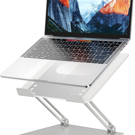 LS10 Adjustable Laptop Stand – Foldable Ergonomic Desk Riser for 10-14" Laptops