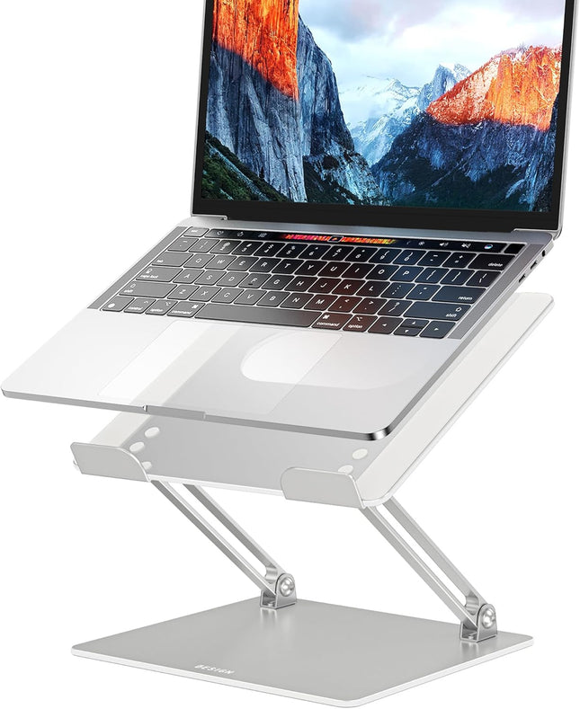 LS10 Adjustable Laptop Stand – Foldable Ergonomic Desk Riser for 10-14" Laptops