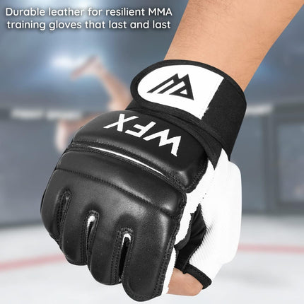 Synthetic MMA Boxing Gloves Punch Bag Karate Muay Thai TKD Training Mitts