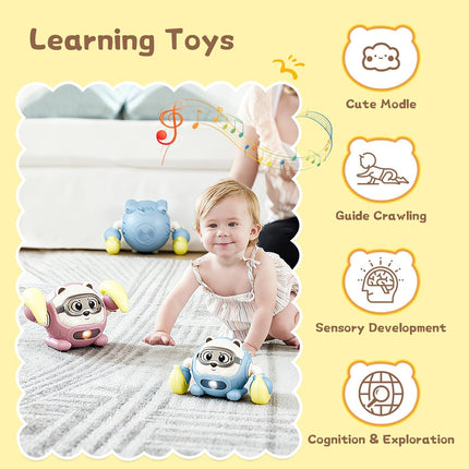 Rolling Baby Toy – Musical 360° Crawling & Tummy Time Toy for Toddlers