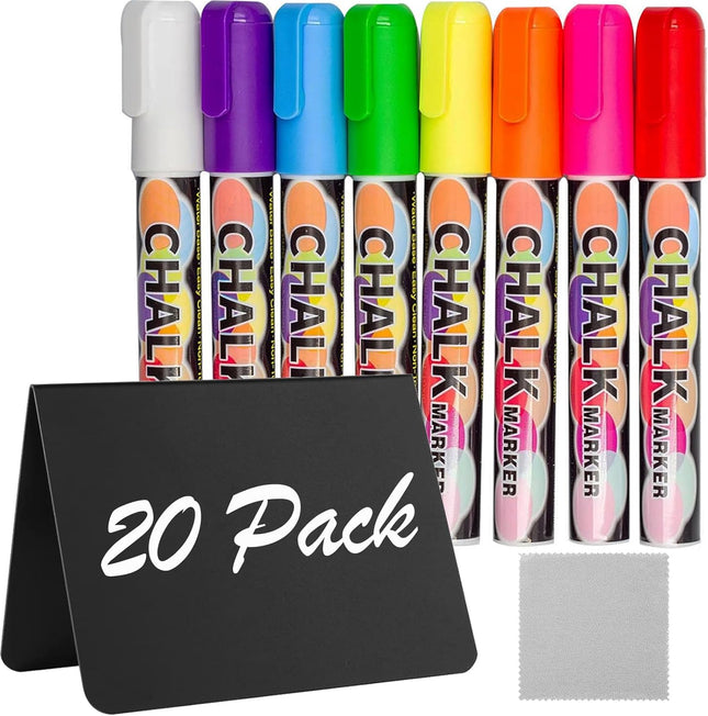 20PCS Mini Chalkboard Food Signs – Reusable Labels for Buffet, Party, Catering & Display