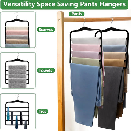 3-Pack Velvet Hangers – Space-Saving Closet Organizer for Jeans & Pants