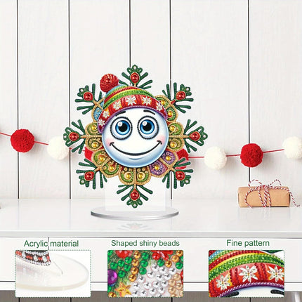 Diamond Painting Snow Globe – 5D DIY Desktop Christmas & Holiday Decor Kit
