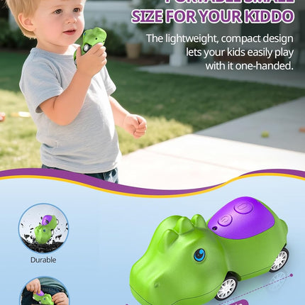 Dinosaur Walkie Talkies – Rechargeable Dino Toy for Kids 5-7, 2 Pack