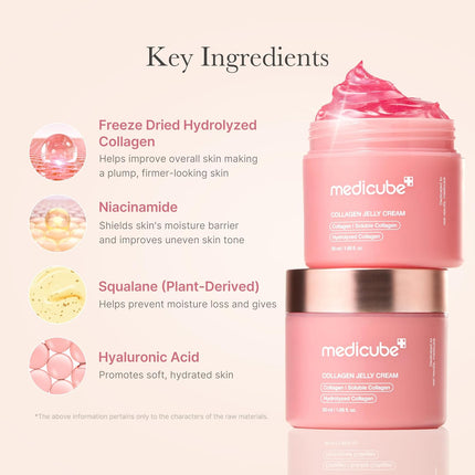 Collagen Jelly Cream – Niacinamide & Hydrolyzed Collagen, 24H Glow