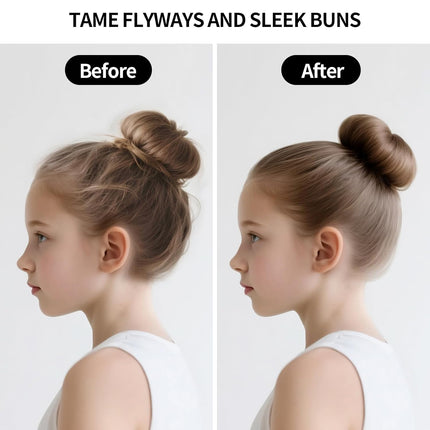 Hair Wax Stick & Slick Back Brush: Tame Flyaways and Frizz for Sleek Styles