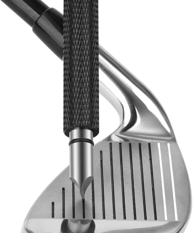 Golf Club Groove Sharpener – Re-Grooving Tool for Wedges & Irons, Optimal Backspin