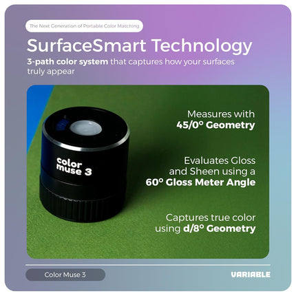 3-Pack Portable Color Scanners – Digital Colorimeter for Paint & Sheen Detection