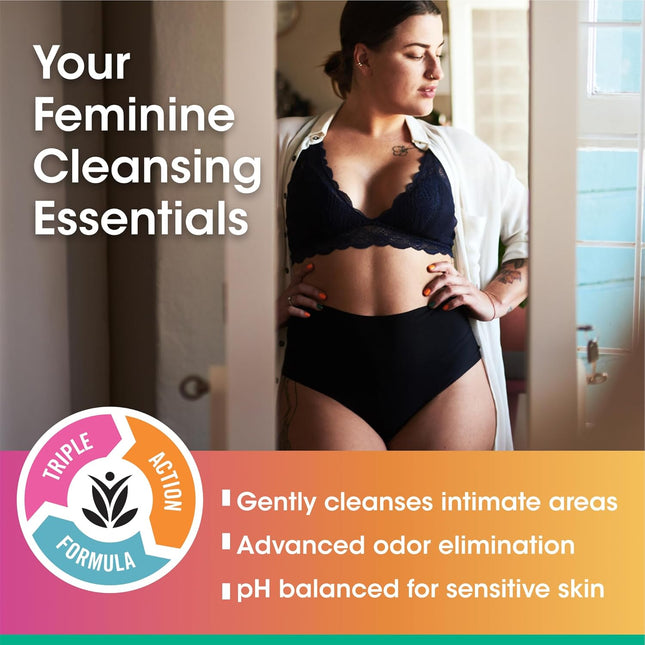 Daily Feminine Wash – pH Balanced with Tea Tree Oil & Prebiotics, 6 oz