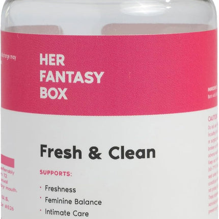 Her Fantasy Box Fresh & Clean Boric Acid Capsules 30 Count Intimate Care