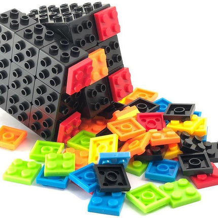 3x3 Speed Cube Magic Puzzle Toy Smooth Twist Brain Teaser for Kids Adults