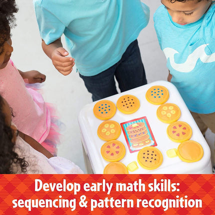 Pancake Pile-Up – Sequence Relay Board Game for Preschoolers, 2-4 Players