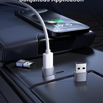 3 Pack USB C Female to USB Male Adapter Aluminum Converter for Devices