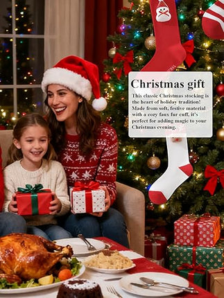 4-Pack Christmas Socks 2025 Cute & Funny Crew Socks for Women, Holiday Gift