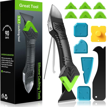 5-in-1 Sealant & Grout Tool – Silicone Pads, Kitchen & Bathroom Repair Kit