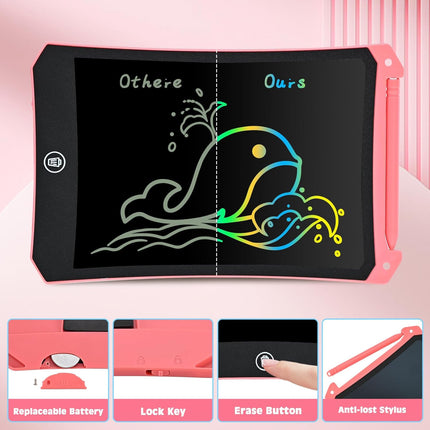 Toddler Easter Basket Stuffers – 2 Pack LCD Writing Tablets, Drawing Pad for Kids