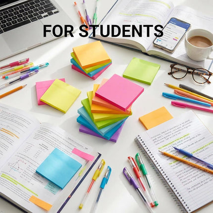 Sticky Notes 3x3 Inches Bright Colors Self Stick Pads 82 Sheets for Office Use