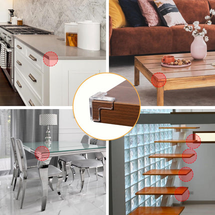 24 Pack Baby Corner Guards – Table & Furniture Edge Protectors