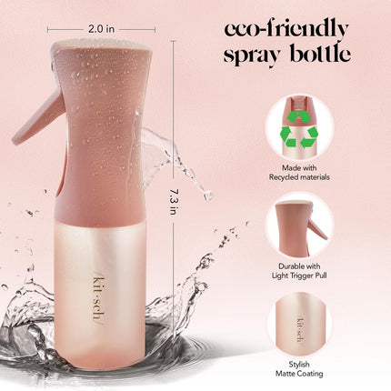 Continuous Spray Bottle – Fine Mist Water Mister for Hair & Plants, 150ml
