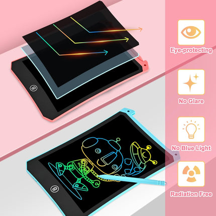 Toddler Easter Basket Stuffers – 2 Pack LCD Writing Tablets, Drawing Pad for Kids